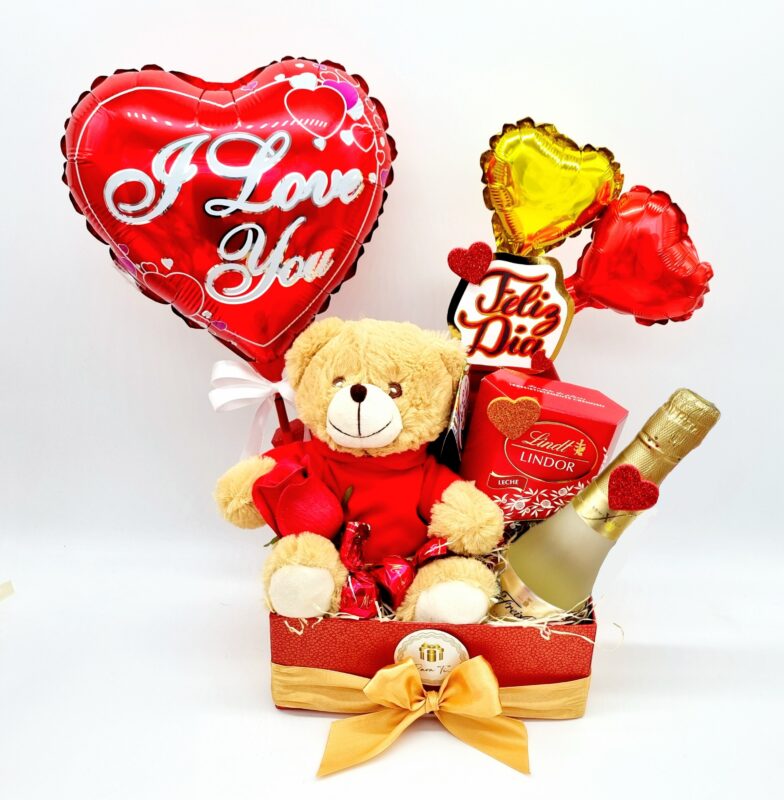 Cesta plegable de día de San Valentín con letras rojas de amor, cesta de  picnic grande, plegable, marco de aluminio, lindas cestas de compras