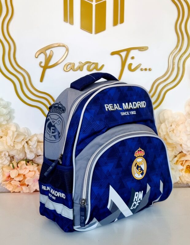 Mochila Carro Azul Infantil Real Madrid - Real Madrid CF